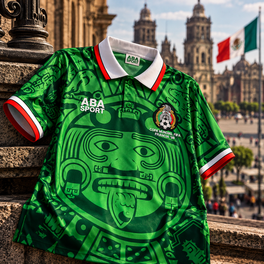 Mexico 1998 World Cup Retro Jersey – Aztec Green
