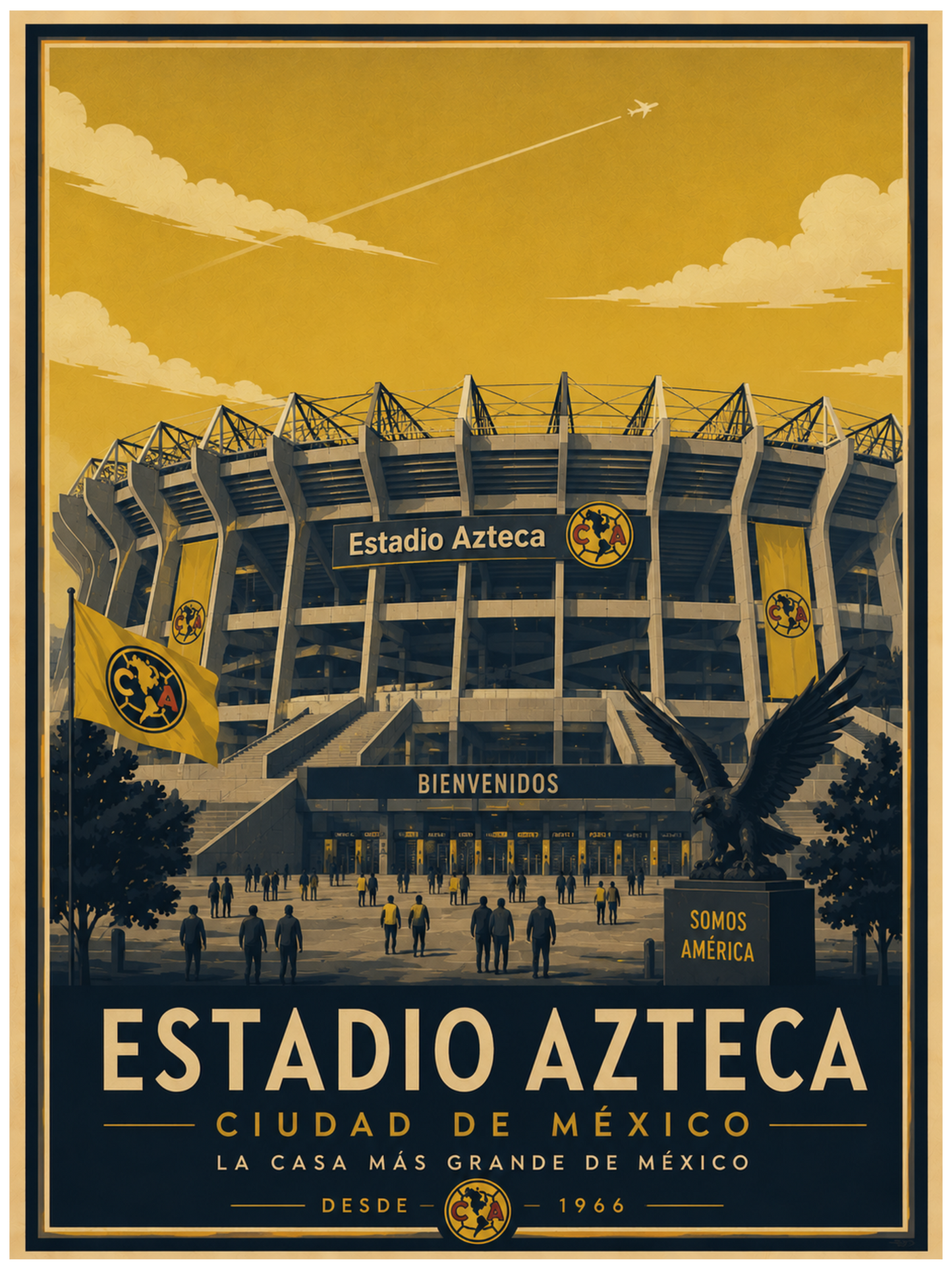 ESTADIO AZTECA POSTER