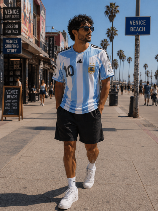 ARGENTINA MESSI RETRO JERSEY 2006