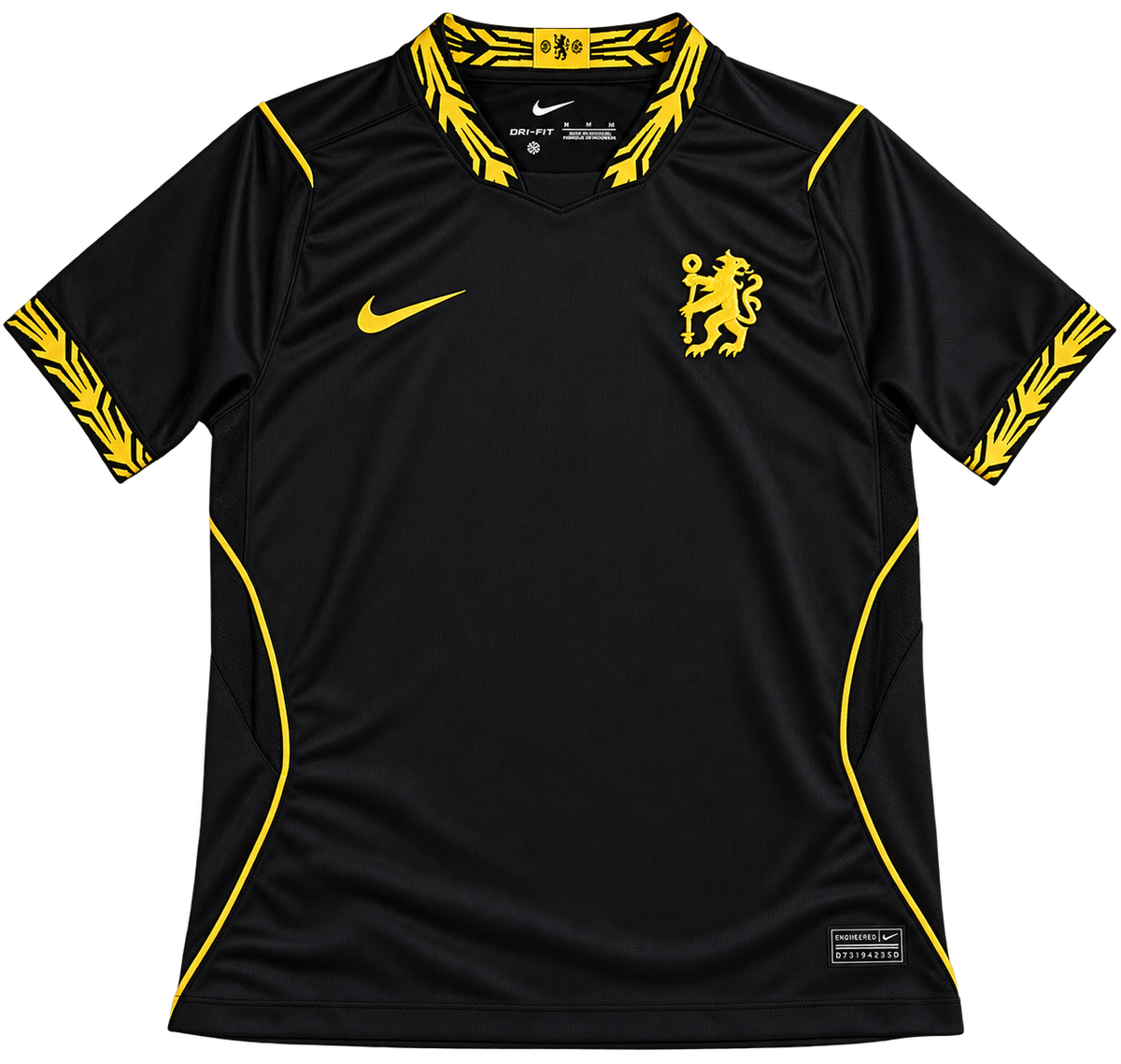 Chelsea FC Black & Gold Retro Jersey