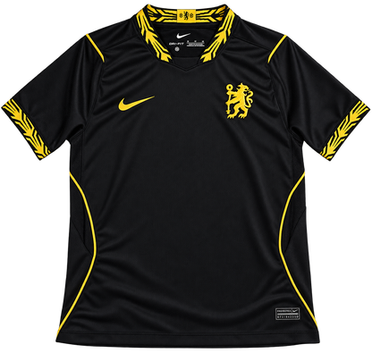 Chelsea FC Black & Gold Retro Jersey
