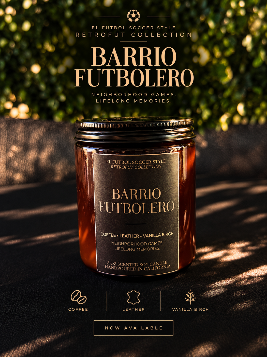 Barrio Futbolero Candle