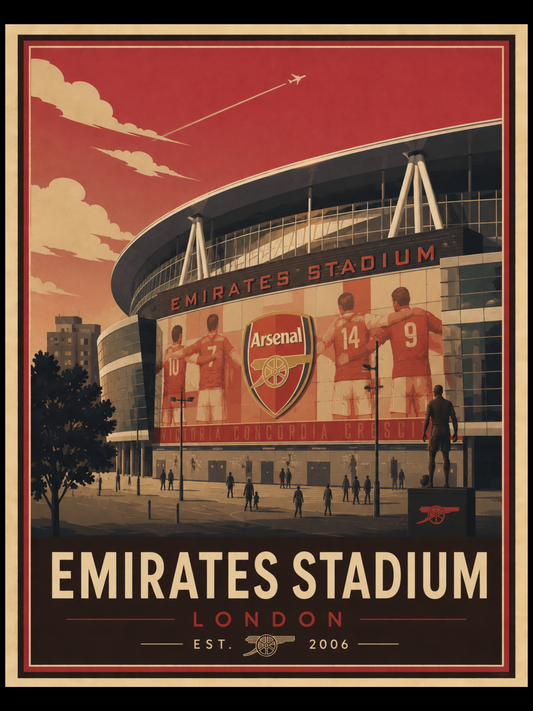 EMIRATES STADIUM ARSENAL POSTER