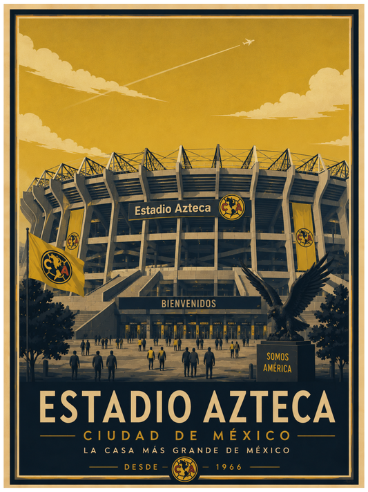 ESTADIO AZTECA POSTER