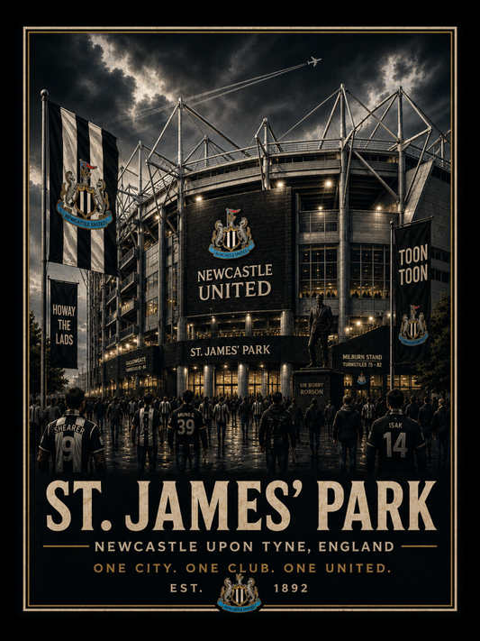ST JAMES PARK STADIUM POSTER