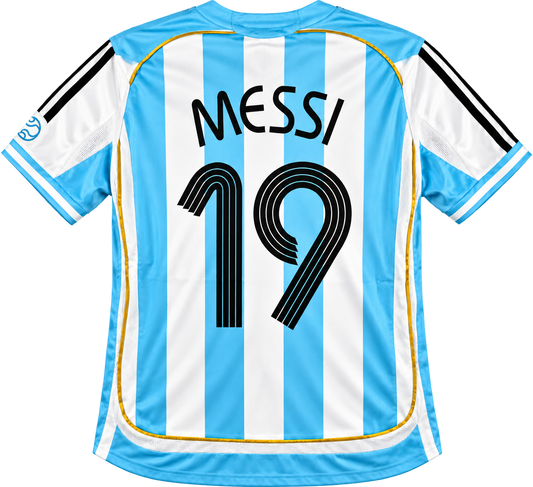 Argentina 2006 – Messi #19 Home Retro Jersey
