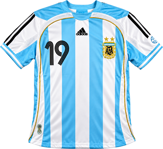 Argentina 2006 – Messi #19 Home Retro Jersey