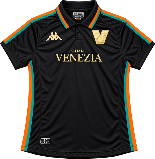 Venezia FC Kappa Black & Gold Retro Jersey