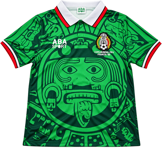 Mexico 1998 World Cup Retro Jersey – Aztec Green